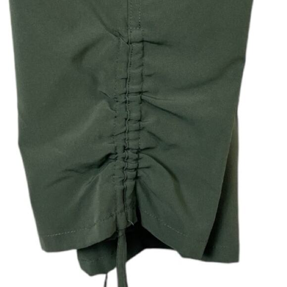 Dressbarn DB Sunday Athleisure Casual Tie Ankle Jogger Pants Olive Green Size 14 - Picture 8 of 10